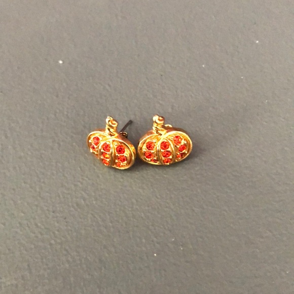 EUC Pumpkin 🎃 Earrings - Picture 1 of 2